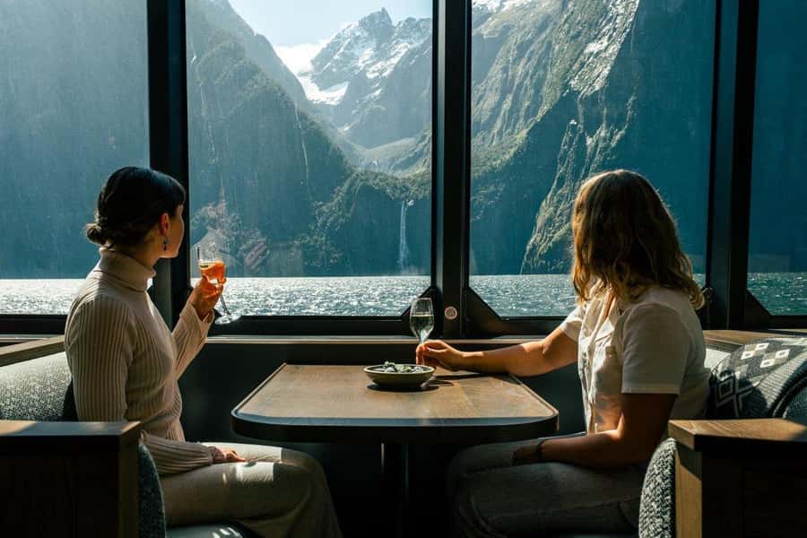 From Queenstown: Milford Sound Business Class with Cruise - A two-hour cruise aboard MV Sinbad