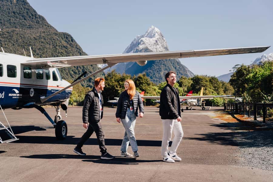 From Queenstown: Milford Sound Full-Day Trip by Plane & Boat - Queenstown pickup and check-in