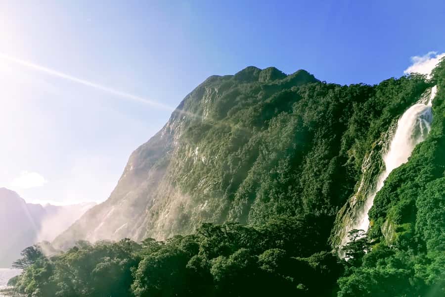 From Queenstown: Milford Sound Premium Day Tour and Cruise - Arriving at Milford Sound and finding your boat