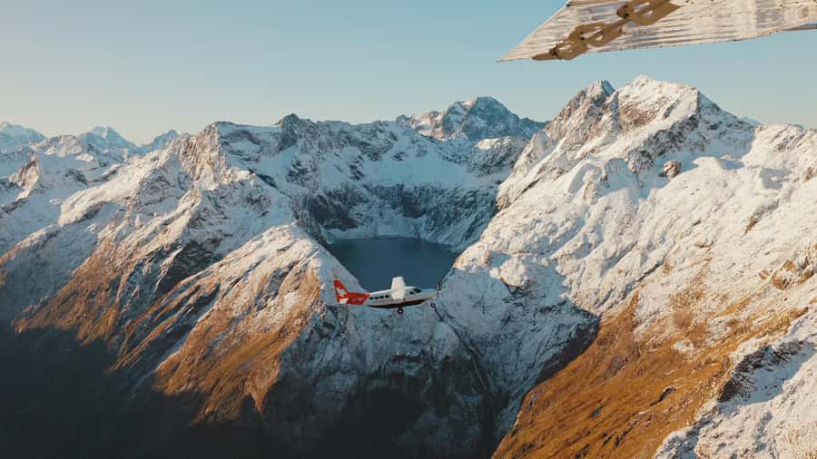 From Queenstown: Milford Sound Scenic Flight & Nature Tour - Lunch beside the Sound