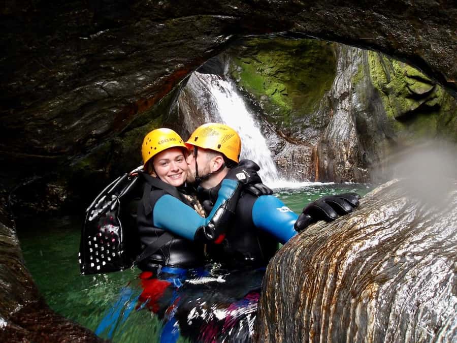 From Queenstown: Mount Aspiring Full-Day Canyoning Adventure - Three hours of walking, climbing, and cold water