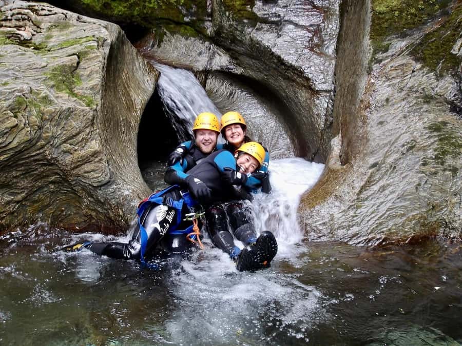 From Queenstown: Mount Aspiring Full-Day Canyoning Adventure - A safety briefing before the action begins
