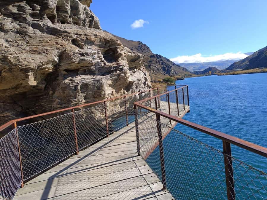 From Wanaka - Bike the Dunstan Trail with shuttle return - Carrick Winery and the middle of the ride