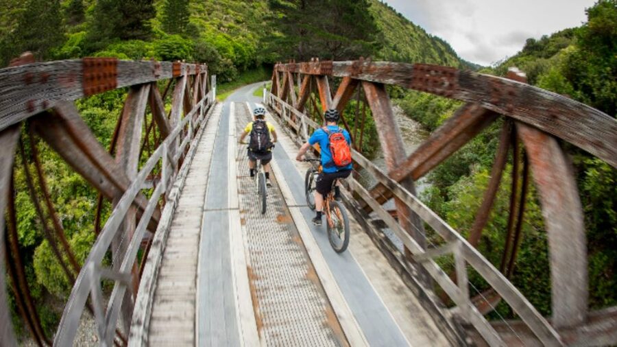 From Wellington: Remutaka Rail Trail eBike Tour - The summit plateau and the best lunch stop