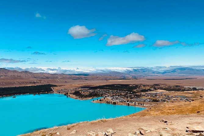 Full-Day Private Tour Mt.Cook from Christchurch - Lake Pukaki and the blue water
