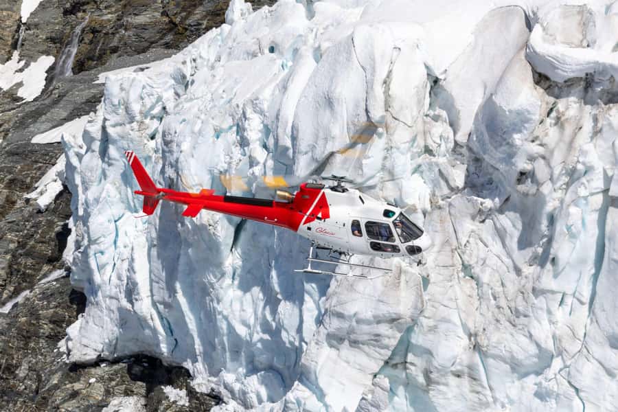 Glacier Explorer & Earnslaw Burn Helicopter Flight - From Queenstown to Skippers Canyon in minutes