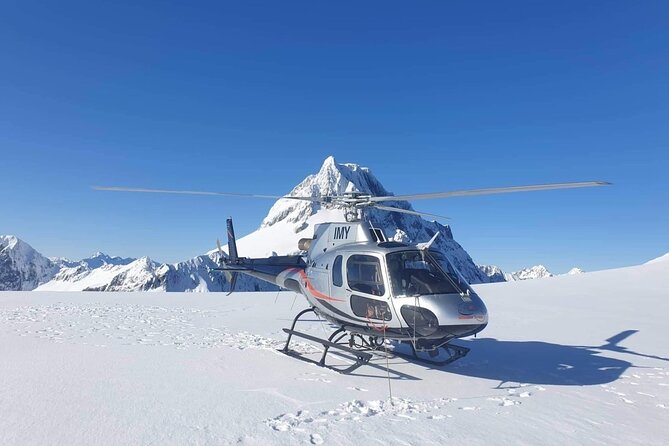 Glacier Galore Helicopter Scenic Flight from Milford Sound - Landing on Tutoko Glacier