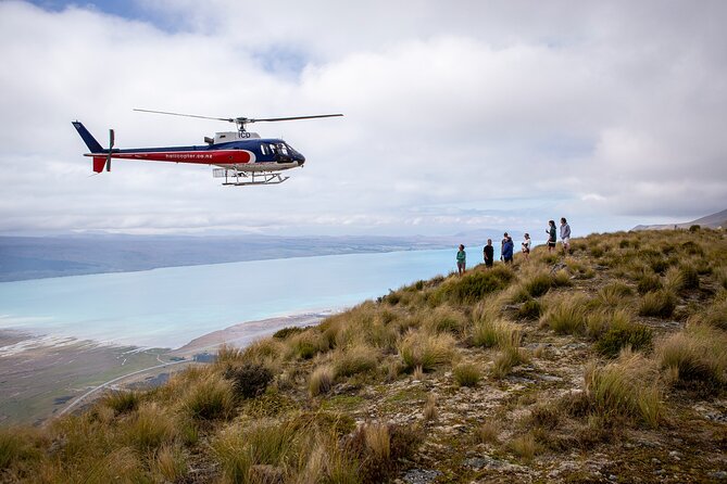 Glentanner High Country Heli Hike - Lake Pukaki from the helicopter