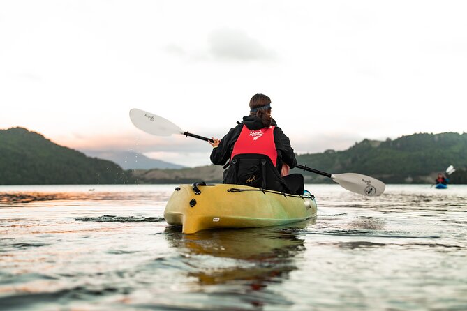 Glow Worm Kayak Tour - The return across the lake and the night sky