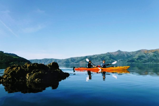 Guided Electric Mountain Bike & Sea Kayak Tour in Akaroa - 11:30 a.m. kayaking along the crater shore