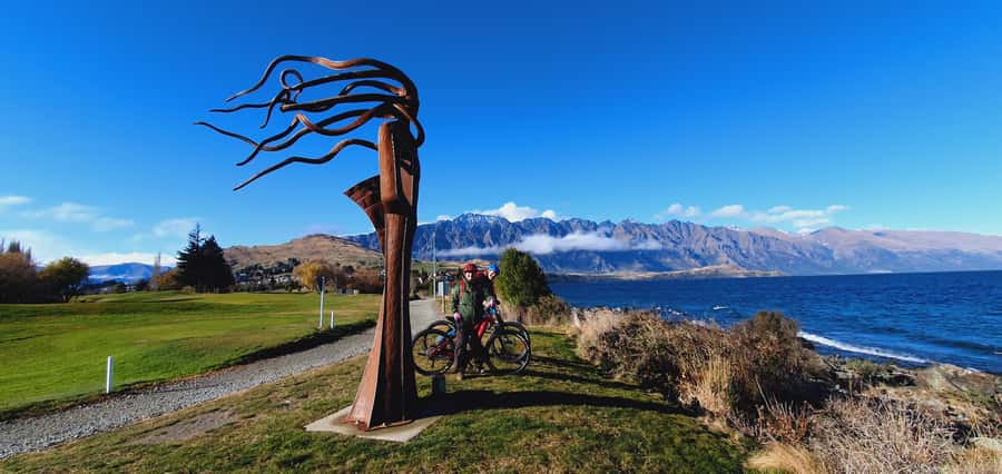 Guided Scenic E-bike Tour - Ride to the Lake - Outdoor sculptures and stops in nature