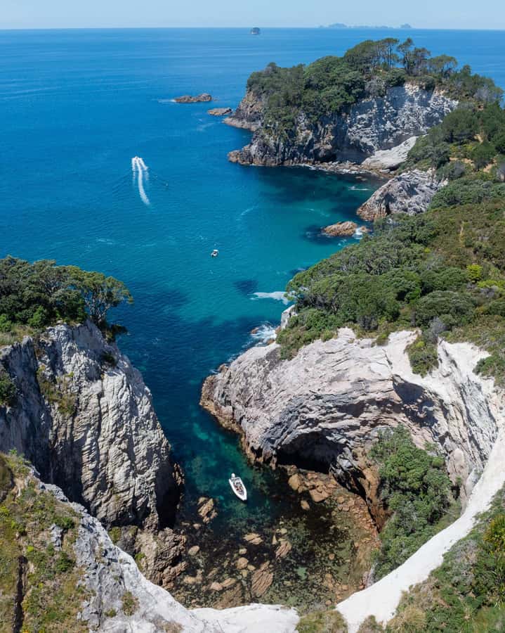 Hahei Explorer Cathedral Cove Boat Tour - The guide commentary and small-group feel
