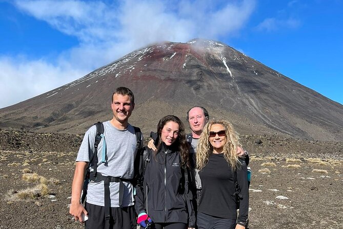 Half Day Tongariro Alpine Guided Group Walk - Walking through Tongariro’s volcanic scenery