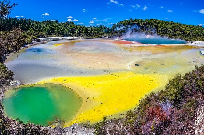 Hobbiton & Rotorua including Wai-O-Tapu - Small Group Tour from Auckland - Rotorua from the van window