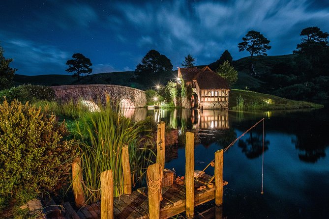 Hobbiton & Waitomo Caves Guided Day Trip from Auckland incl lunch - Waitomo Glowworm Caves by boat