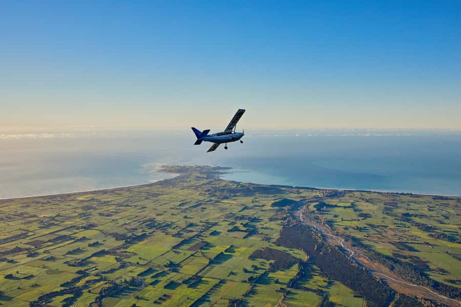 Kaikoura: Whale Watching Flight with Guided Commentary - Starting at the Log-Cabin Terminal