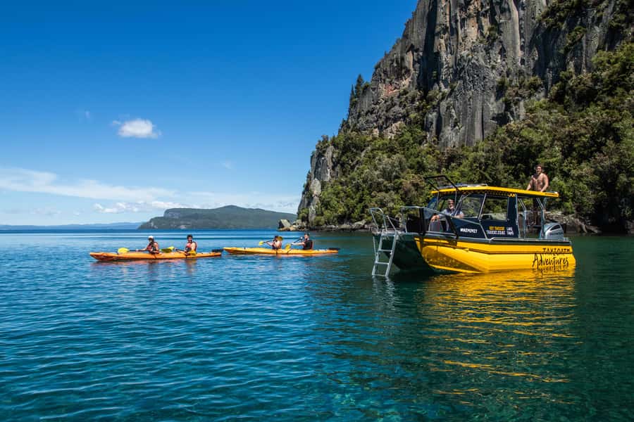 Kinloch: Lake Taupo Catamaran Cruise with Paddleboarding - Why the Western Bays are worth your time