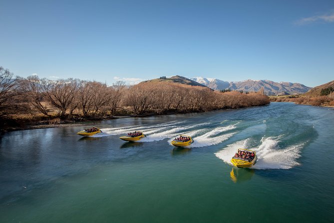 KJet Queenstown Jet Boat Ride on the Kawarau and Shotover Rivers - Speed, spins, and the wet factor