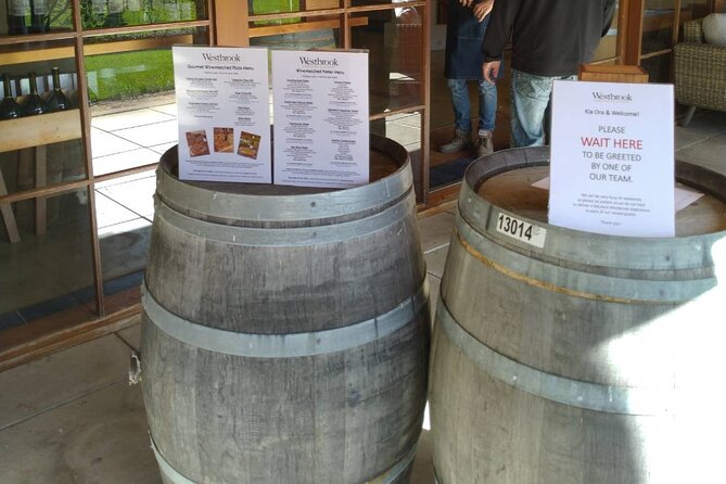 Kumeu Winery Boutique Tour with Gourmet Lunch from Auckland - Muriwai Beach after the 2023 storm