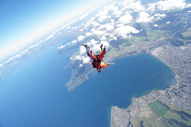 Lake Taupo 12,000-Foot Tandem Skydiving - The exit and 40 seconds of freefall