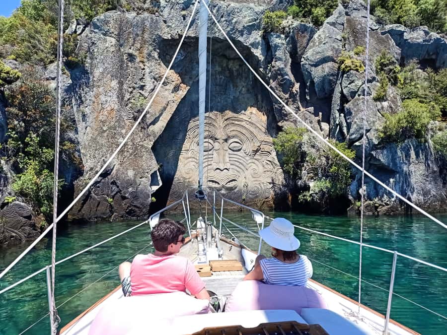 Lake Taupo: Classical Sailing to the Māori Rock Carvings - How much value do you get for $35?