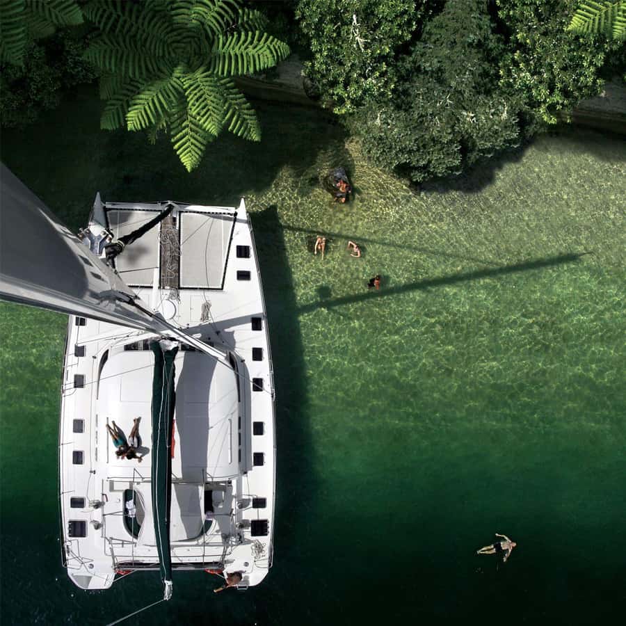 Lake Taupo: Luxury Sailing Catamaran to Māori Rock Carvings - Setting out from Taupō Marina