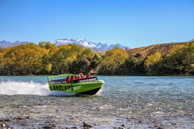 Lakeland Jet Boat Adventure - Clutha River - The Hamilton spin and other high-speed moves