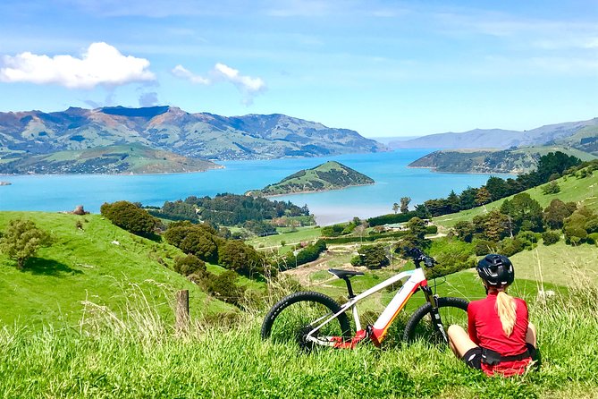 Lava Loop- Guided electric mountain bike tour in Akaroa - Getting set up with the right equipment