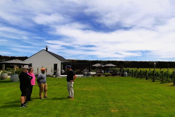 Martinborough Winery and Foodie Day Tour with vineyard lunch - Choosing four beers at Martinborough Brewery
