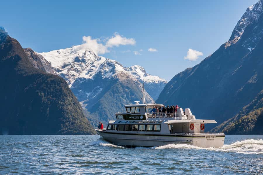 Milford Sound: 2-Hour Small Boat Scenic Cruise - From Milford Sound Wharf to Mitre Peak