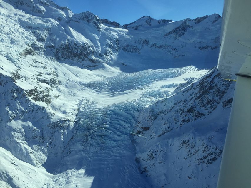 Milford Sound & Big 5 Glaciers Scenic Flight from Queenstown - Milford Sound from above