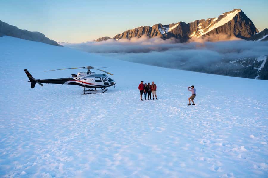 Milford Sound: Helicopter Flight with Glacier Landing - Taking off from Milford Sound Airport