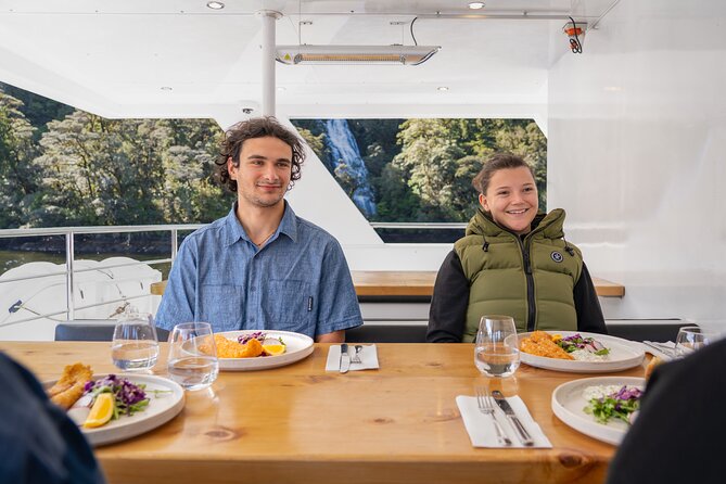 Milford Sound Luxury Lunch Cruise onboard The Fiordland Jewel - Checking in for the 12:30 pm sailing
