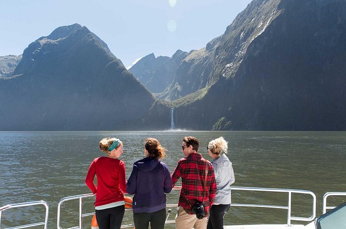 Milford Sound Nature Cruise and Self-Guided Scenic Track Walk - Walking toward Giant’s Gate Falls