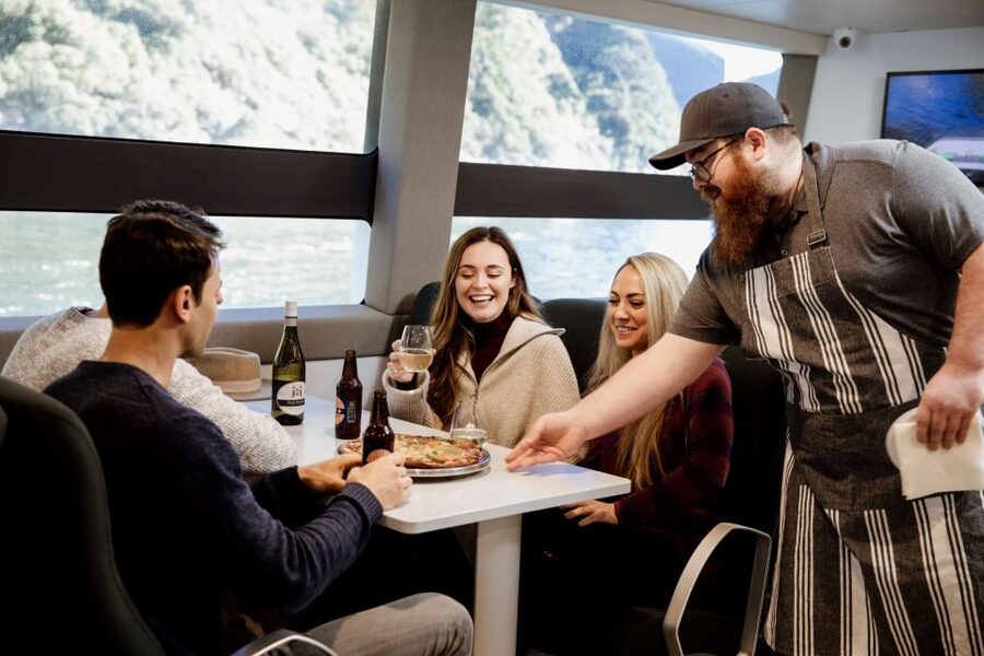 Milford Sound: Nature Cruise on a Modern Catamaran - Comfort, food, and the onboard setup