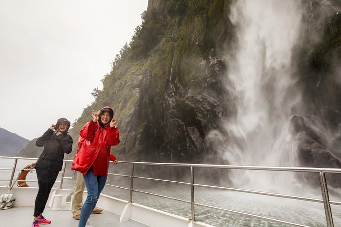 Milford Sound Nature Cruise with Southern Discoveries - Stirling Falls and the famous glacial facial