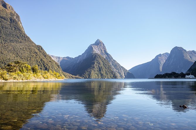 Milford Sound Small Group Tour from Queenstown with Scenic Flight - Lake Te Anau gives the morning a calm start