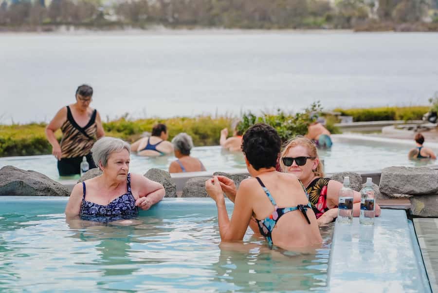 MITAI MAORI VILLAGE Night XP & Polynesian Spa from Auckland - Glowworms in the native bush