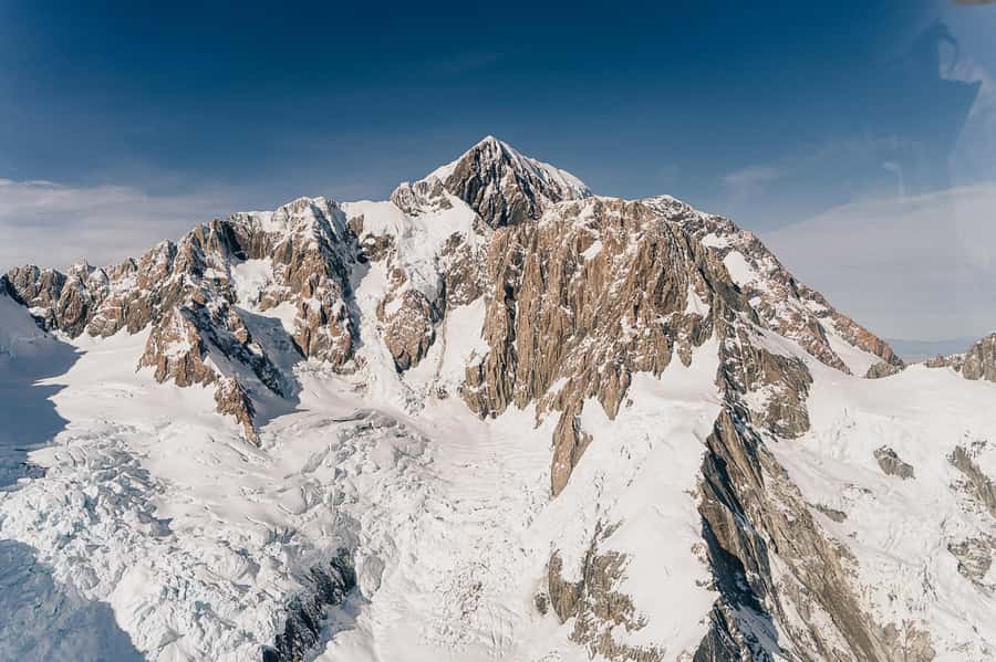 Mount Cook: Aoraki/Mt Cook & The Glaciers 55 Minute Flight - Across the Southern Alps to the West Coast