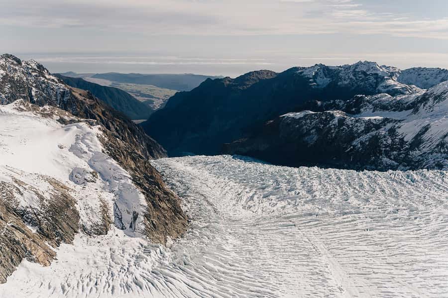 Mount Cook: Aoraki/Mt Cook & The Glaciers 55 Minute Flight - Fox Glacier and Franz Josef Glacier from the air