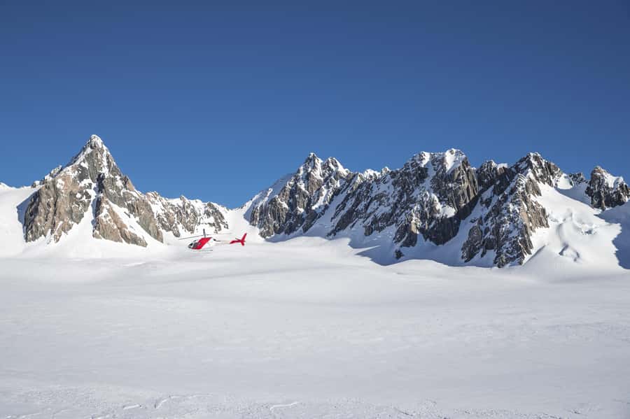 Mount Cook: Tasman Glacier and West Coast Helicopter Flight - Tasman Glacier Lake sets the scale