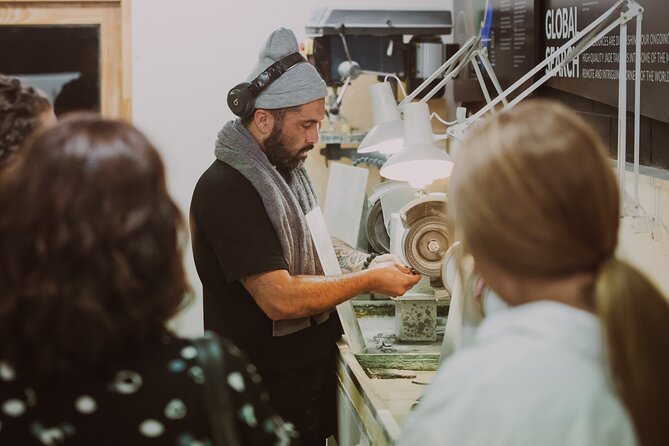 Mountain Jade Highlights Tour - Watching artists carve pounamu by hand