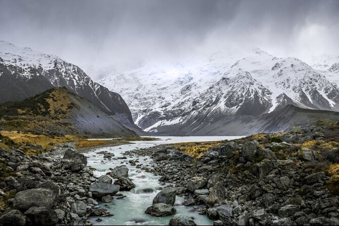 Mt. Cook Full Day Group Tour via Tekapo from Christchurch - Lake Tekapo and the small church by the water