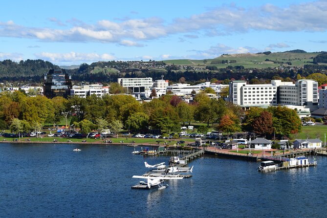 Mt Tarawera Helicopter Tour with Volcano Landing - Taking off from Rotorua’s lakefront