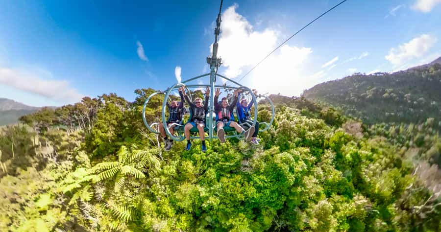 Nelson: Cable Bay Adventure Park Skywire Experience - What the Skywire ride actually feels like