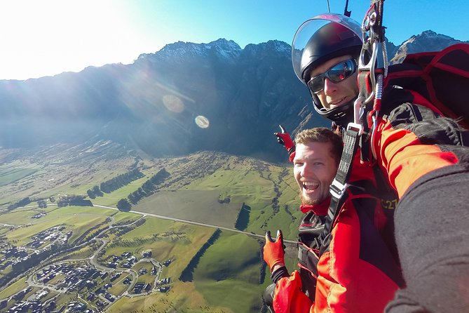 NZONE Skydive Queenstown - The landing, photos, and return to Queenstown