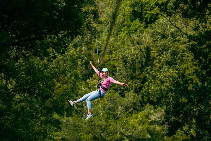Okere Falls: Zipline over Waterfalls Experience - Why the waterfalls and forest make this different