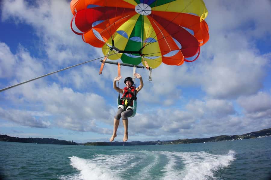 Paihia: Bay of Islands Parasailing Flight - What the view is worth at $92