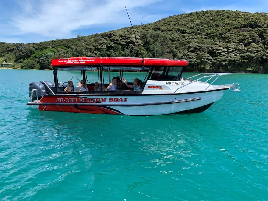 Paihia: Glass Bottom Boat Tour to the Hole in the Rock - Golden beaches and secluded coves