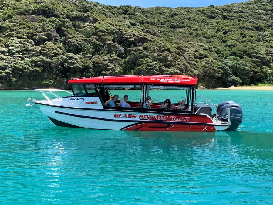 Paihia: Glass Bottom Boat Tour to the Hole in the Rock - Leaving Paihia Main Wharf